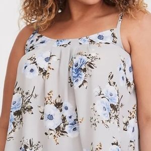 Floral Georgette Swing Cami
